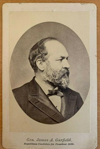 1880 Campaign Photo James A Garfield Republican Candidate President Assassinated