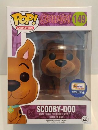 Funko Pop 149 Scooby - Doo Flocked Gemini Collectibles Exclusive