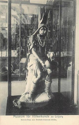 Namibia - Statue Of Herero Woman In The Museum Fur Volkerkunde In Leipzig,  Germa