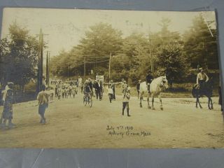 Rppc 4th Of July Parade In Asbury Grove,  Mass / Dated 1910