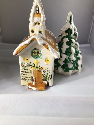 Dept.  56 Snow Village Country Church,  Very Rare,  One Of The First 6 Products