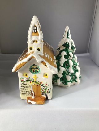 Dept.  56 Snow Village Country Church,  Very Rare,  One of the First 6 Products 2
