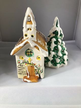 Dept.  56 Snow Village Country Church,  Very Rare,  One of the First 6 Products 3
