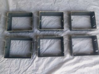Vintage Nutone Intercom Metal Wall Boxes Set Of 6,  7 " Long X 5 1/4 " Wide