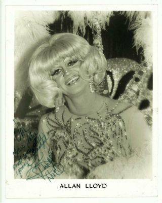 San Francisco Female Impersonator Allan Lloyd Vtg 1970 