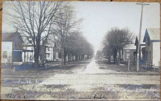 Washington,  Oh 1907 Realphoto Postcard: South Kibler Street - Ohio