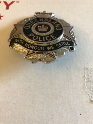 Queensland Police Hat Badge & Rare Medal Shield 5