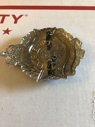 Queensland Police Hat Badge & Rare Medal Shield 8