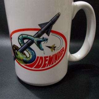 Sidewinder Mug Aim 9x Missile Snake Logo Got Heat? Coffee Cup
