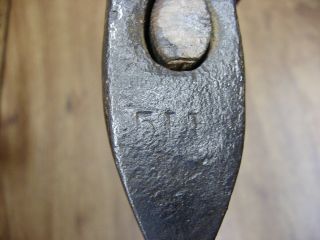 Antique Straight Peen Blacksmith,  Stone Mason,  Hammer Head,  3lbs.  10.  6oz. ,  WARRIOR 2