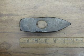 Antique Straight Peen Blacksmith,  Stone Mason,  Hammer Head,  3lbs.  10.  6oz. ,  WARRIOR 4