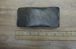 Antique Straight Peen Blacksmith,  Stone Mason,  Hammer Head,  3lbs.  10.  6oz. ,  WARRIOR 5