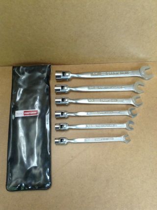 Sears Craftsman 6 Pc.  Open End And Socket Wrench Set