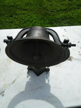 Antique Wrightsville Hardware 1880 Cast Iron School House Dinner Bell