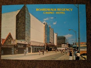 Vintage Postcard Boardwalk Regency Hotel,  Atlantic City,  Jersey