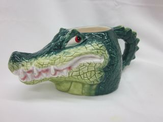 Rare Rainforest Cafe Nile RFC 1997 Alligator Mug 2
