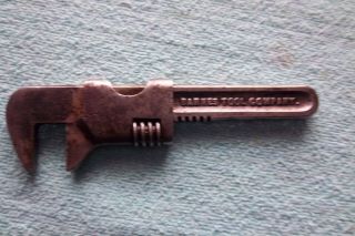 Vintage Barnes Tool Co.  5 1/2 " Adjustable Bicycle Wrench