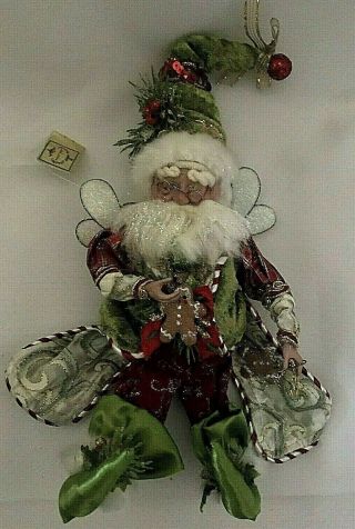 Mark Roberts Fairy Santa Doll Fairies 14 " Tall Christmas Santa