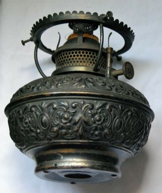 Antique Bradley & Hubbard B&H oil lamp 7 