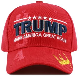 The Hat Depot Exclusive Trump Hat 45th President Make America Great Again - Red