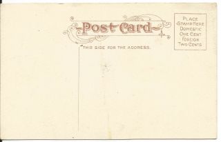 110.  Washington St. ,  South Bend,  Ind.  View Postcard,  early 1900’s,  divided back 2