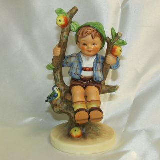 Vtg Hummel Goebel 142/i " Apple Tree Boy " Tmk - 6 Mark 6 " Figurine 1980s
