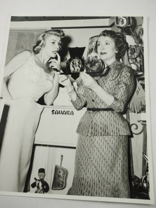 Gracie Allen/beebeidoret Vintage Las Vegas Photo B&w 8 " X 10 "