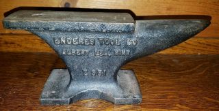 Enders Tool Co.  Blacksmith Anvil No.  E351 Collectable Jewlers,  Knifemakers Vnice