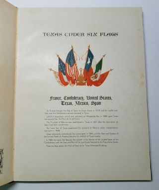 RARE 1937 State Of Texas Building Shrines Of Texas Vol.  I Centennial Ed FC Adams 3