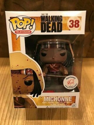 Funko Pop The Walking Dead Blood Spattered Michonne 38 Harrison 