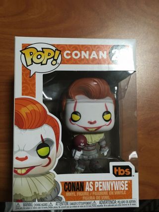 2019 Sdcc Funko Pop Conan As Pennywise It 2 28 Comic Con In Hand And Protector