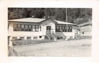 B92/ Seward Alaska Ak Real Photo Rppc Postcard 1954 Seard General Hospital