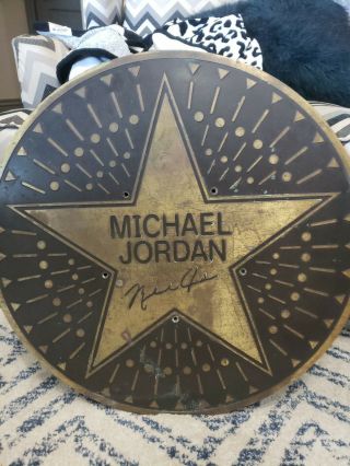 Michael Jordan Brass Star