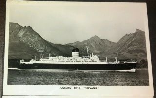 12 set of 1960 ' s Photos of Cunard R.  M.  S.  SYLVANIA Deck Theater Rooms, 3