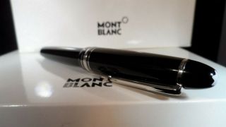 Montblanc Legrand Platinum Ballpoint Pen Exquisite With Box/cert