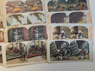 Antique Stereoscope Stereo Cards Black Americana & Hawaiian Children Japan 50 PC 3