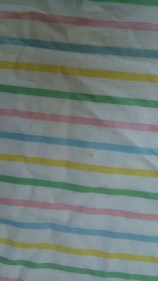 Pacific Vintage Pillowcase Pair Pastel Stripes Striped All Cotton Standard Pink 3