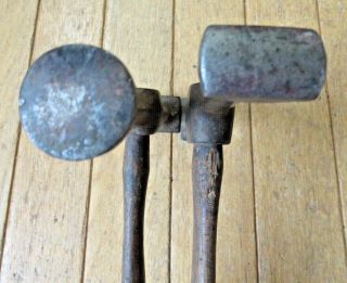 (2) Vintage Auto Body Dinging Hammers - Plomb & Unreadable 2