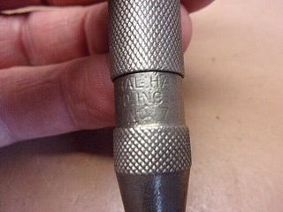 Vtg GENERAL HARDWARE No.  79 Automatic Spring Loaded Center Punch Whistle 3