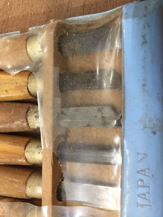 Set Of 8 Japanese Carving Chisels Woodworking Tool 3
