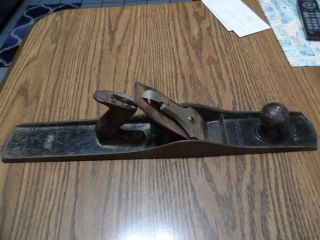 Vintage Wood Plane Woodworking Tool Stanley Stanley No.  7 Bailey Usa 22 " Smooth
