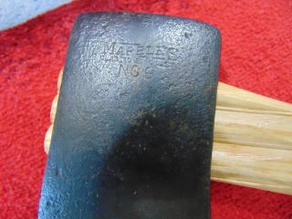 VINTAGE MARBLE ' S GLADSTONE NO 9 HATCHET / AXE Safety Handle HATCHET MADE IN USA 2