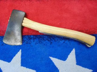 VINTAGE MARBLE ' S GLADSTONE NO 9 HATCHET / AXE Safety Handle HATCHET MADE IN USA 3
