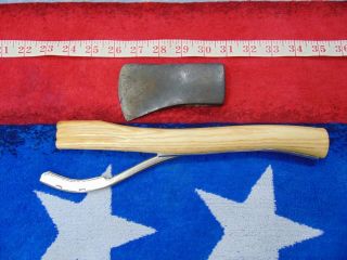 VINTAGE MARBLE ' S GLADSTONE NO 9 HATCHET / AXE Safety Handle HATCHET MADE IN USA 6