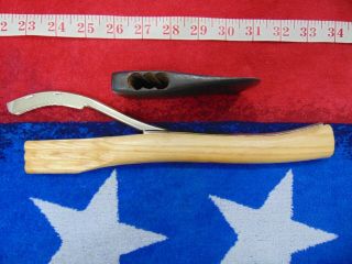 VINTAGE MARBLE ' S GLADSTONE NO 9 HATCHET / AXE Safety Handle HATCHET MADE IN USA 8