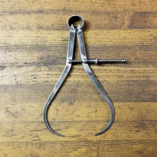 Vintage Millers Falls Machinist Measuring Tools • Caliper Compass Clamp Dividers
