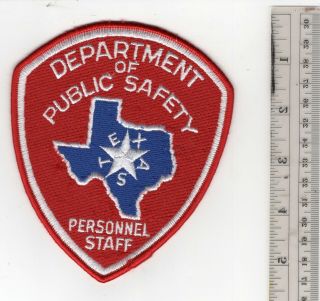Departmen Of Public Safety Training Staff Texas