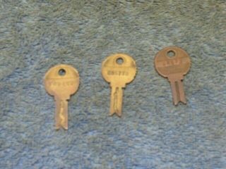 old high security MILLS slot machine key.  No padlock lock locksmith n/r 2
