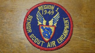 Region 1 Senior Scout Air Encampment 1949 Boy Scout Of America Patch Bx L 3