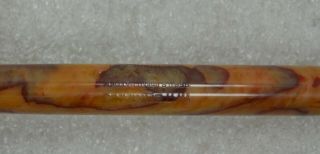 Restored 1930 ' s Waterman Ideal Brown Onyx Desk Fountain Pen 14K Nib 5